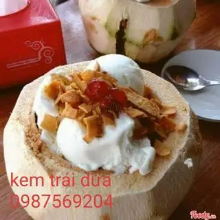Hình ảnh Kem Trái Dừa