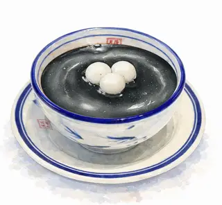 Hình ảnh Chè mè đen mochi