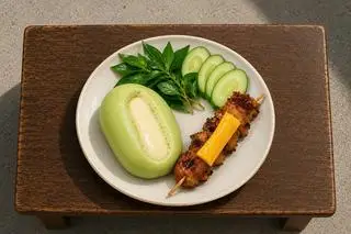 Hình ảnh Bánh bao thịt nướng