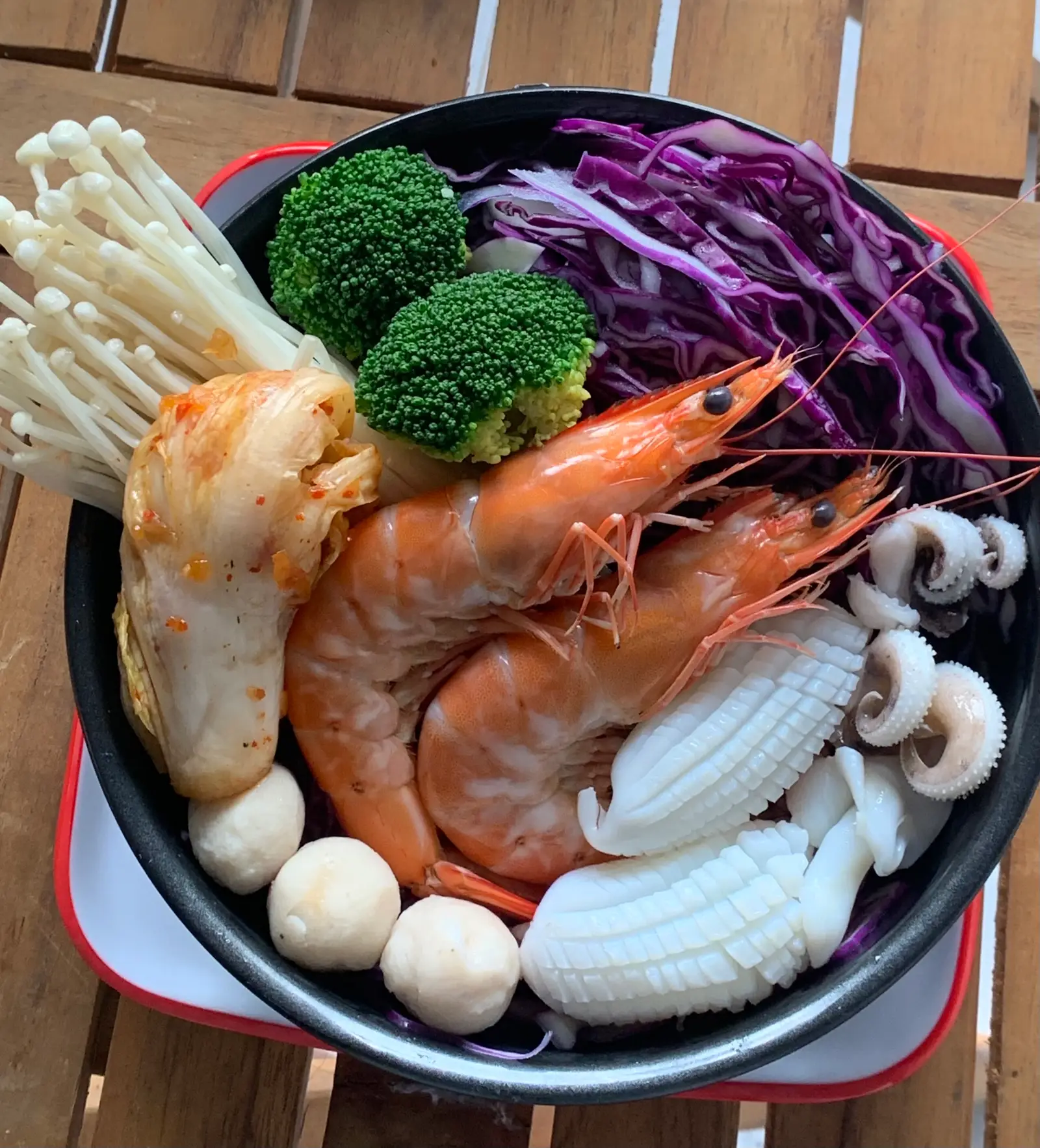 Hình ảnh MÌ CAY KIM CHI HẢI SẢN