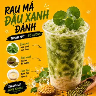 Hình ảnh Rau má đậu xanh