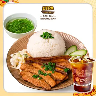 Hình ảnh Cơm tấm ba chỉ nướng + pepsi tươi