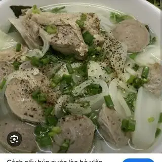 Hình ảnh bò viên chả quế 