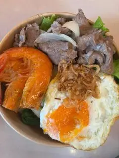 Hình ảnh Mì tôm - bò - trứng ốp la