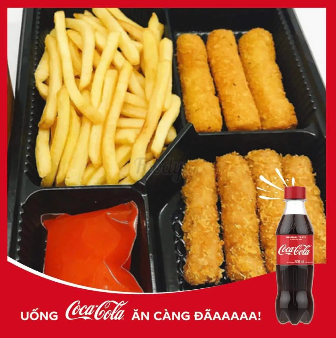 Hình ảnh Mẹt Ăn Vặt Nhỏ TẶNG 1  Coca-Cola
