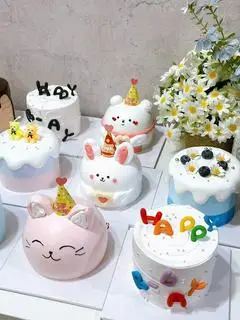 Hình ảnh bánh kem mini hàn quốc 10cm (mẫu ngẫu nhiên)