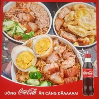 Hình ảnh Xôi thịt kho tàu trứng + Coca (fanta)