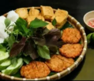Hình ảnh bún đậu rau chả