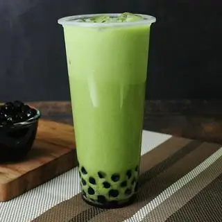 Hình ảnh Trà Sữa Thái Xanh Trân Châu Size L