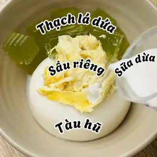 Hình ảnh tàu hũ sầu riêng 