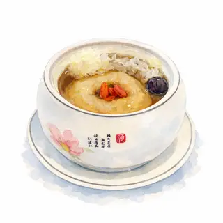 Hình ảnh Chè Lê Táo Đỏ Tuyết Nhĩ
