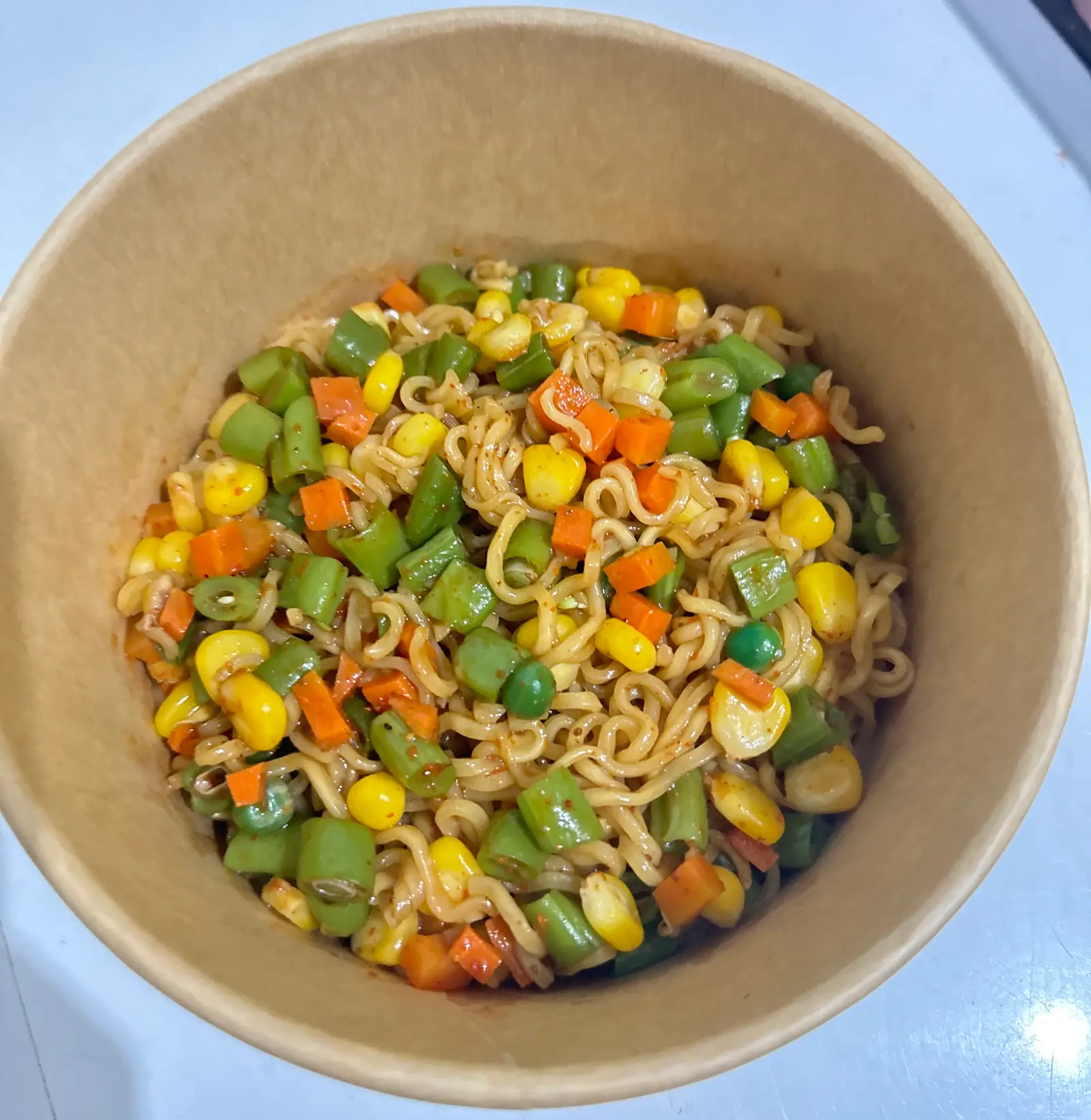 Hình ảnh Mì trộn rau củ