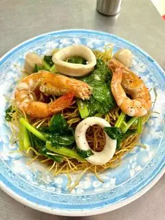 Hình ảnh Mì giòn xào hải sản