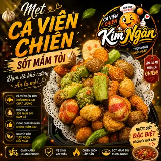 Hình ảnh Combo Cá Viên Chiên Size S (Sốt Mắm Bơ)