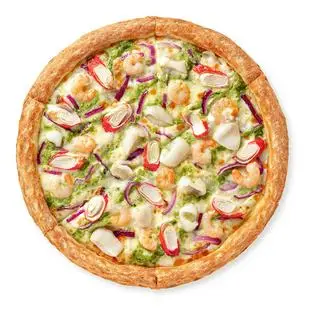 Hình ảnh Pizza Hải sản Pesto/ Seafood Pesto - Size 30