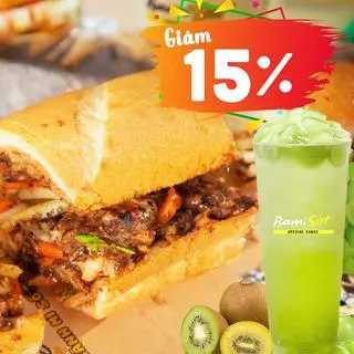 Hình ảnh Combo bánh mì thăn heo