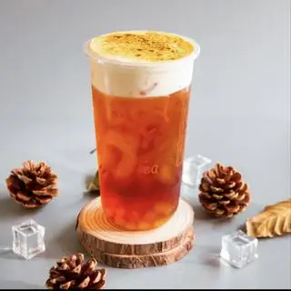 Hình ảnh Hồng Trà Kem Trứng Nướng