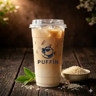 Hình ảnh Trà sữa olong gạo rang