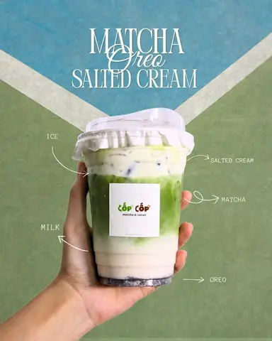 Hình ảnh Matcha oreo salted cream (Đài)