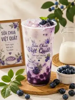 Hình ảnh Sữa Chua Việt Quất