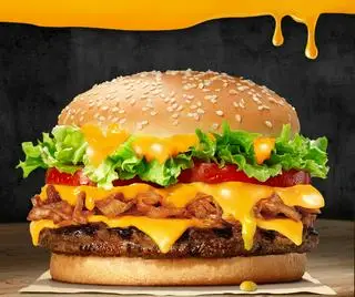 Hình ảnh HAMBURGER GÀ PHỐ MAI