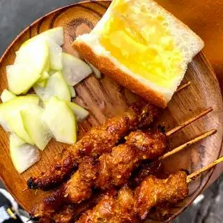 Hình ảnh Combo 1 (3 Xiên 1 Bánh 1 Trà tắc M )
