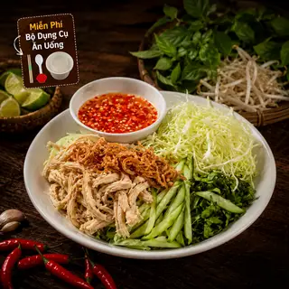 Hình ảnh BÚN GÀ TRỘN MẮM TỎI