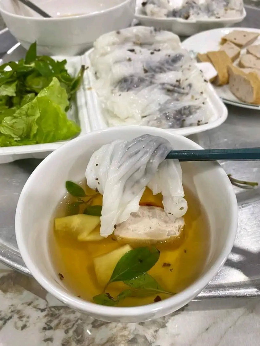 Hình ảnh Bánh cuốn nhân thịt