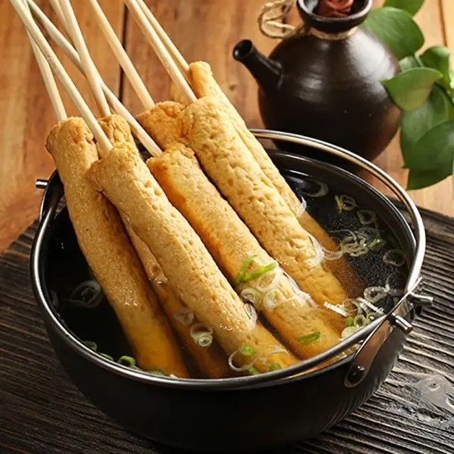 Hình ảnh Chả cá que Hàn quốc nấu canh súp cá không cay