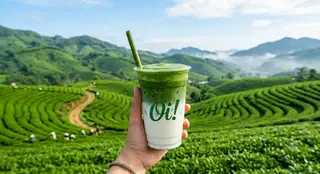 Hình ảnh Matcha latte - L