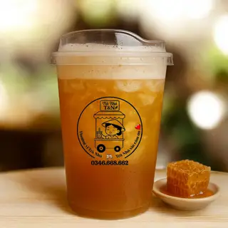 Hình ảnh Hồng trà mật ong sủi bọt 