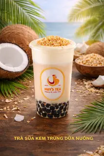 Hình ảnh Trà Sữa Kem Trứng Dừa Nướng