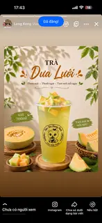 Hình ảnh Trà dưa lưới