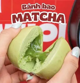 Hình ảnh Bánh bao trà xanh