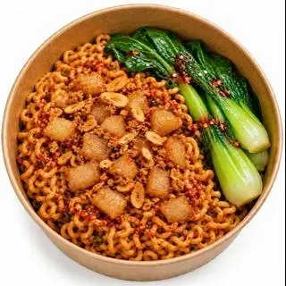Hình ảnh Mì trộn tóp mỡ