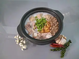 Hình ảnh Cháo bò viên thịt bằm