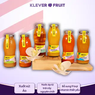 Hình ảnh Combo 06 chai nước ép trái cây nguyên chất Rauch 200ml