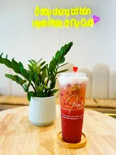 Hình ảnh Trà việt quất cam vàng kem cheese