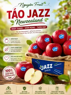 Hình ảnh Táo Jazz NEWZEALAND -  1kg (6 trái)