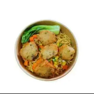 Hình ảnh Mì Trộn indomie Chả Cá