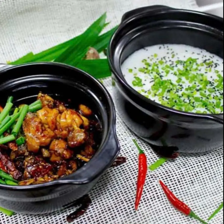 Hình ảnh cháo hành + ếch kho sả 