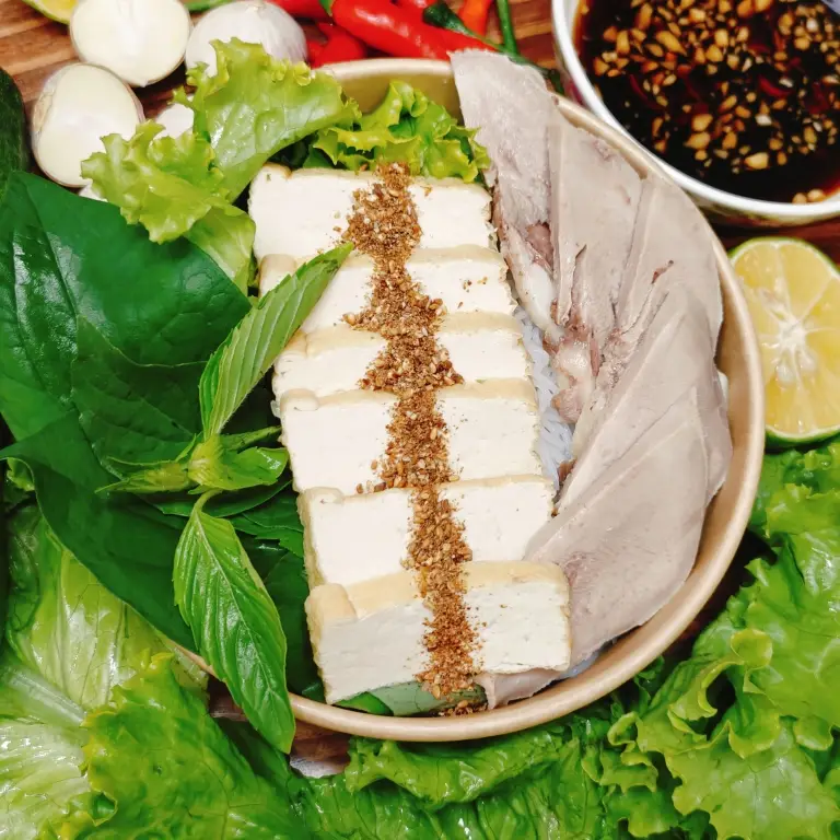 Hình ảnh Bún nước tương Đậu - Lưỡi heo giòn ngọt