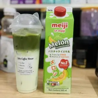 Hình ảnh Matcha dưa lưới Meji