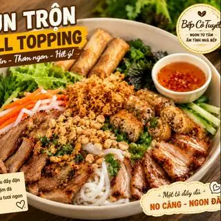 Hình ảnh Bún trộn full topping
