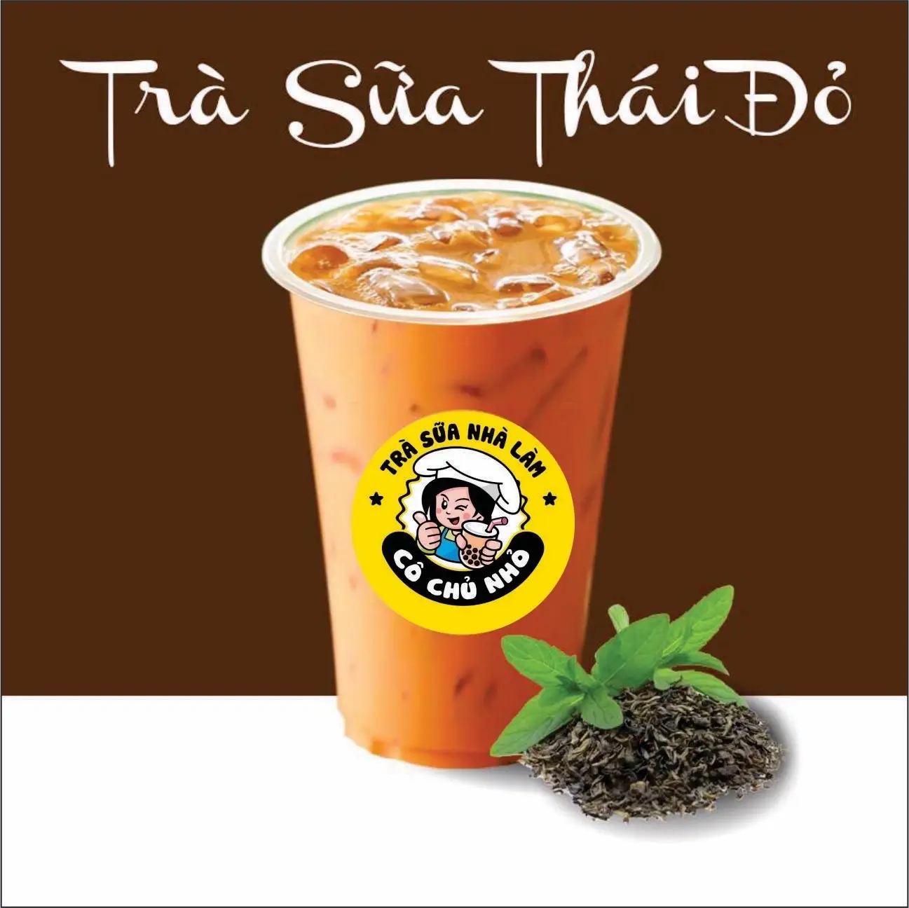 Hình ảnh Trà sữa Thái đỏ full topping - size700ml