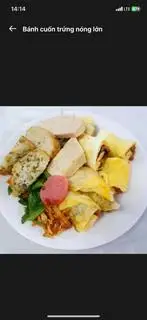 Hình ảnh bánh cuốn trứng đặc biệt 