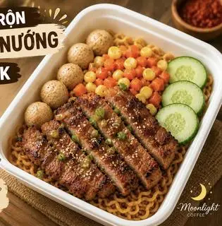Hình ảnh Mì Trộn Thịt Nướng 