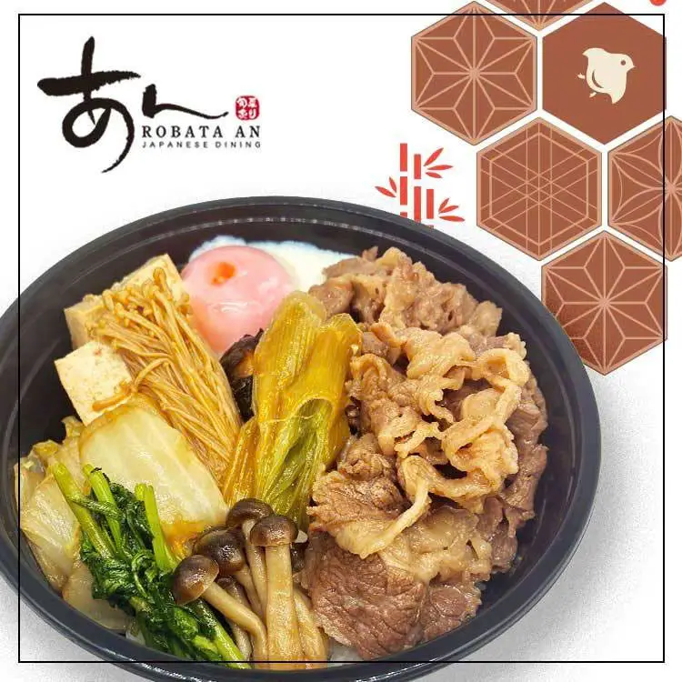 Hình ảnh Cơm tô Sukiyaki thịt bò và trứng lòng đào /"Beef Sukiyaki" Rice Bowl and solf boiled egg