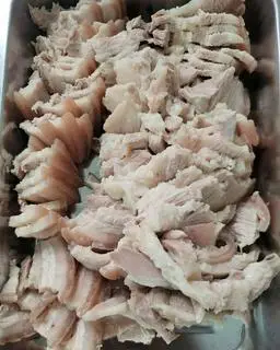 Hình ảnh Thịt luộc cà pháo mắm tôm