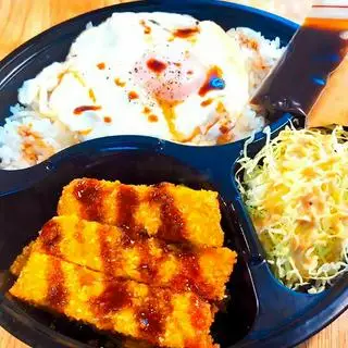 Hình ảnh 豚かつ定食 Cơm Thịt Lợn Chiên Sốt Tonkatsu